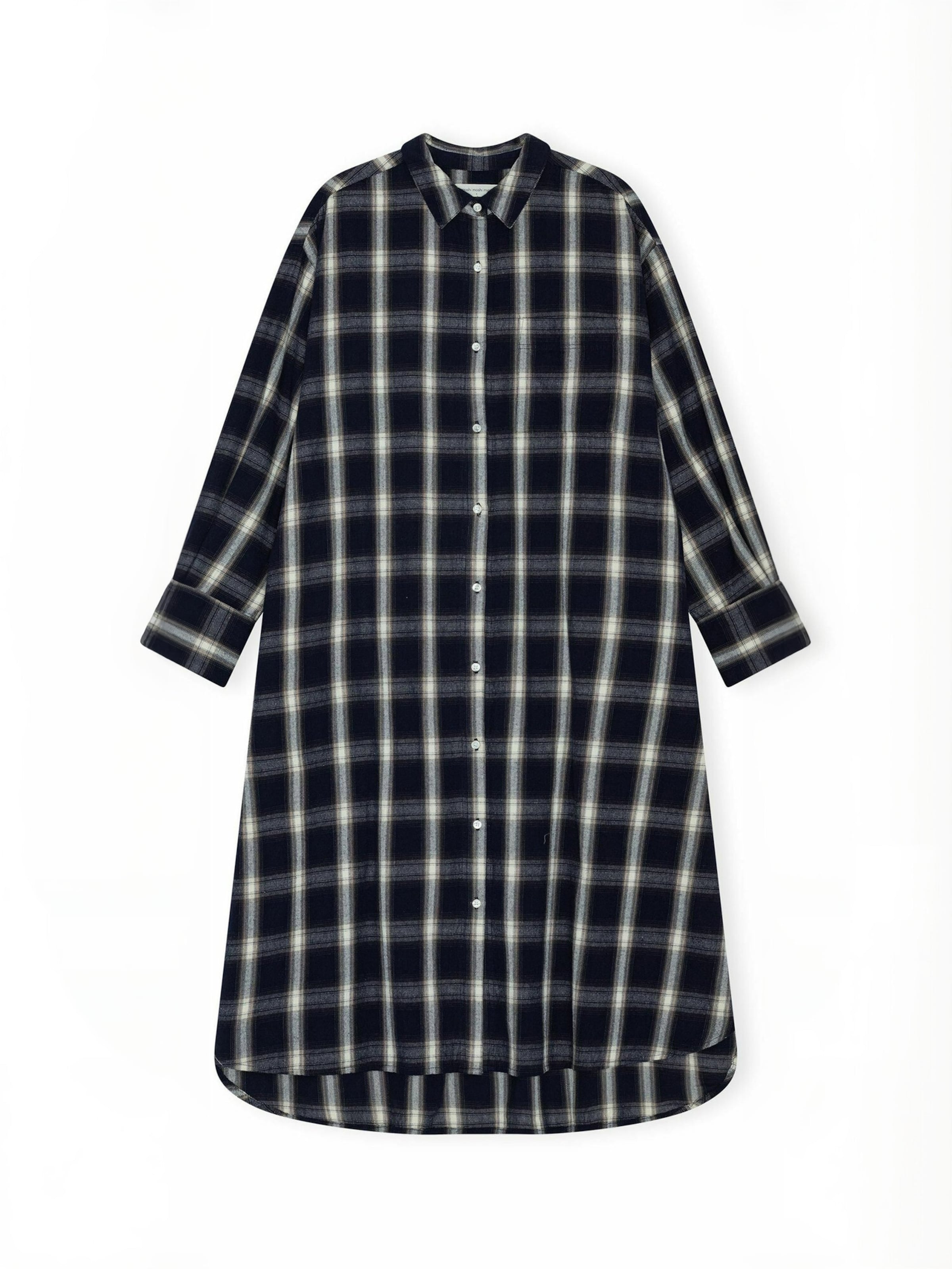 moshi moshi mind Dress ' Floret ' in Blau: Vorderseite