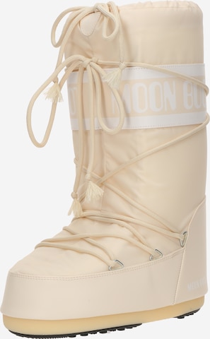 MOON BOOT Сноубутсы в Бежевый: спереди