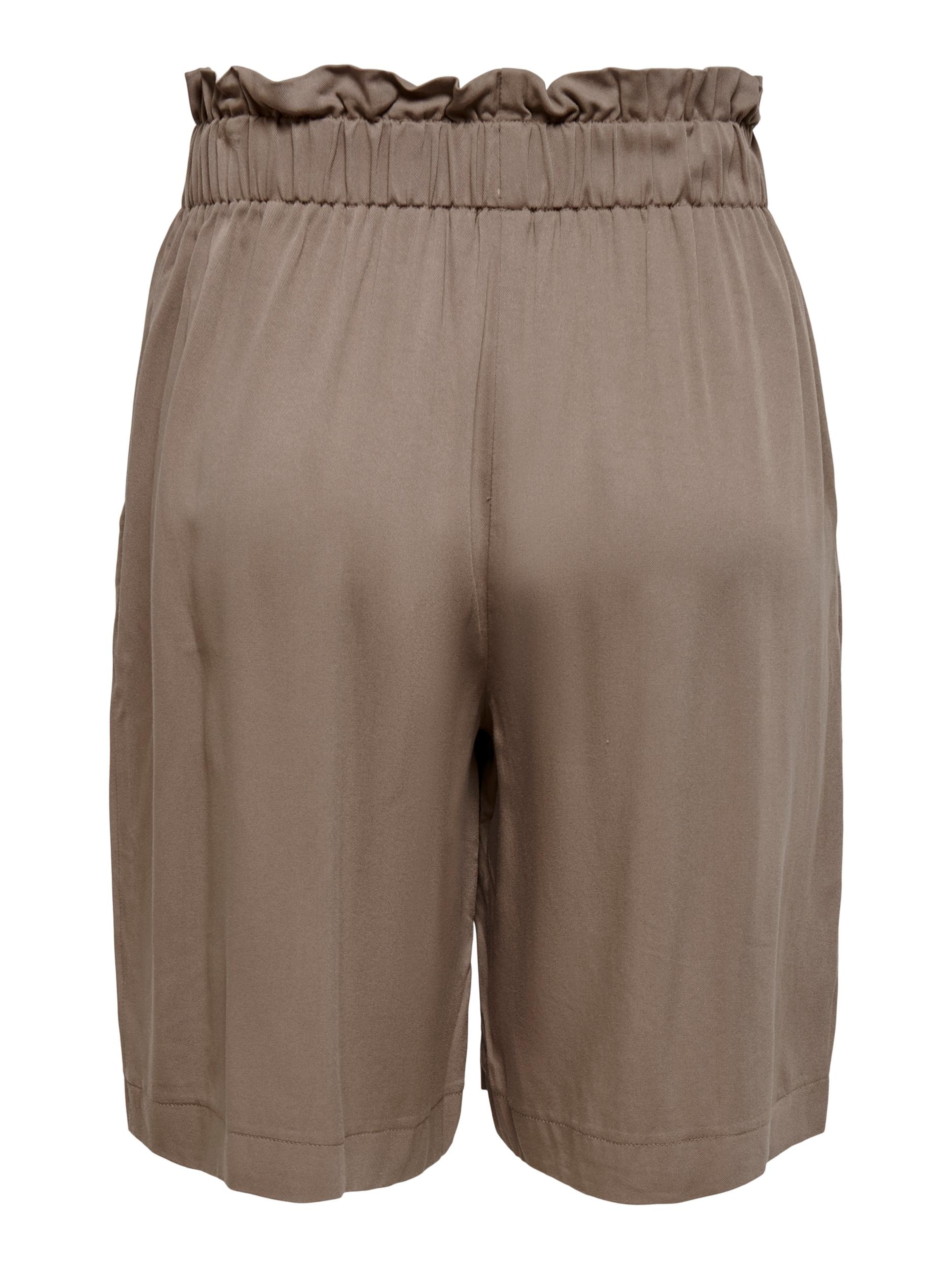 Frauen Hosen ONLY Shorts 'Caly' in Hellbraun - ZG78991