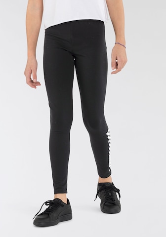 VANS Skinny Leggings 'CHALKBOARD II' in Black: front