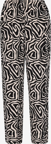 myMo ROCKS Wide Leg Hose in Schwarz: Vorderseite