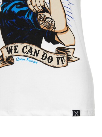 Queen Kerosin Shirt 'We can do it' in White