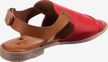MUSTANG Sandale in Rot