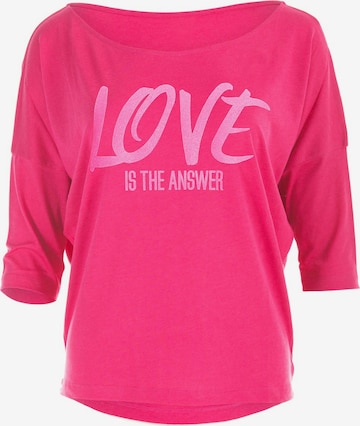 Winshape Λειτουργικό μπλουζάκι 'MCS001' σε ροζ: μπροστά