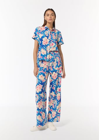 comma casual identity Bluse in Blau