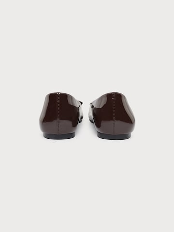 Anna Field Ballet Flats in Brown