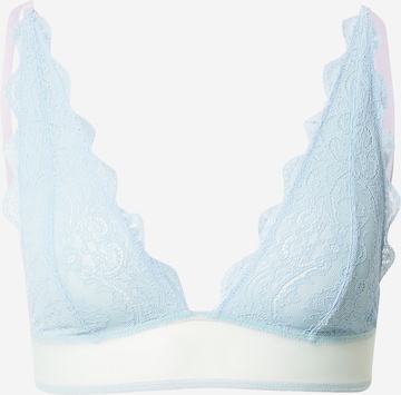 Dora Larsen Triangle Bra 'LAUREN' in Blue: front