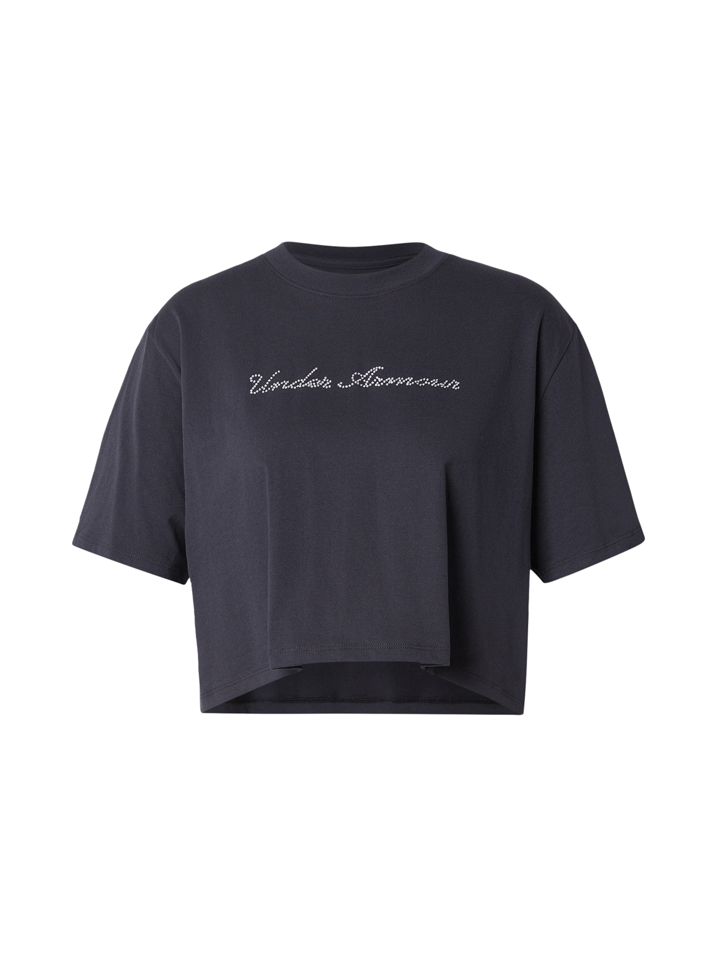 UNDER ARMOUR - Camiseta funcional 'Wordmark' en negro: frente