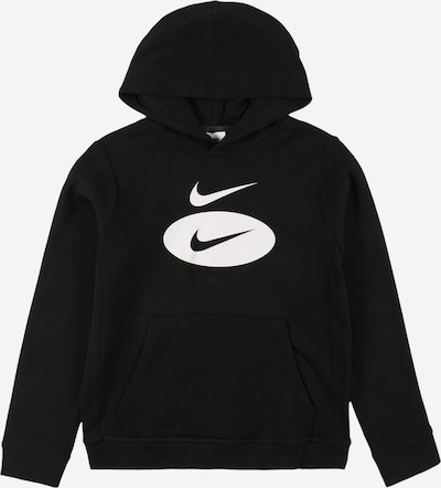 Nike Sportswear Sweatshirt em preto / branco, Vista do produto