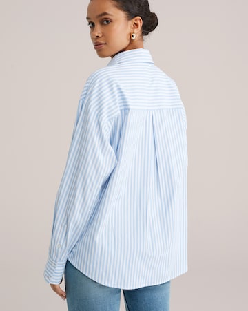 WE Fashion Bluse in Blau