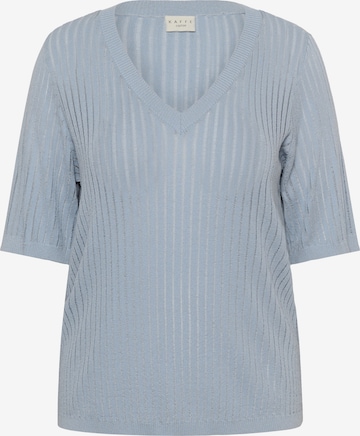 Pull-over 'Abeline' KAFFE CURVE en bleu : devant