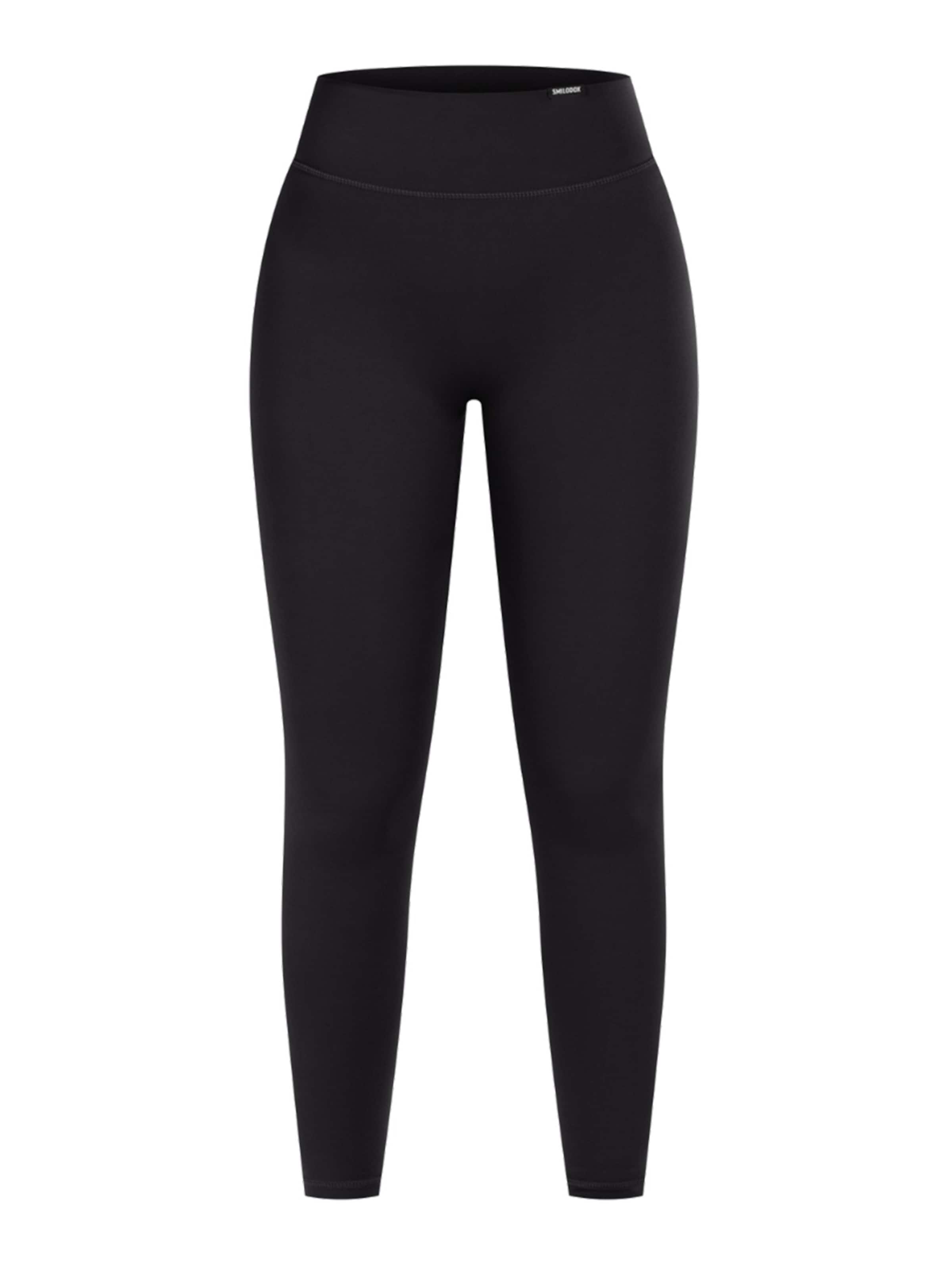 Smilodox Skinny Leggings in Black: front