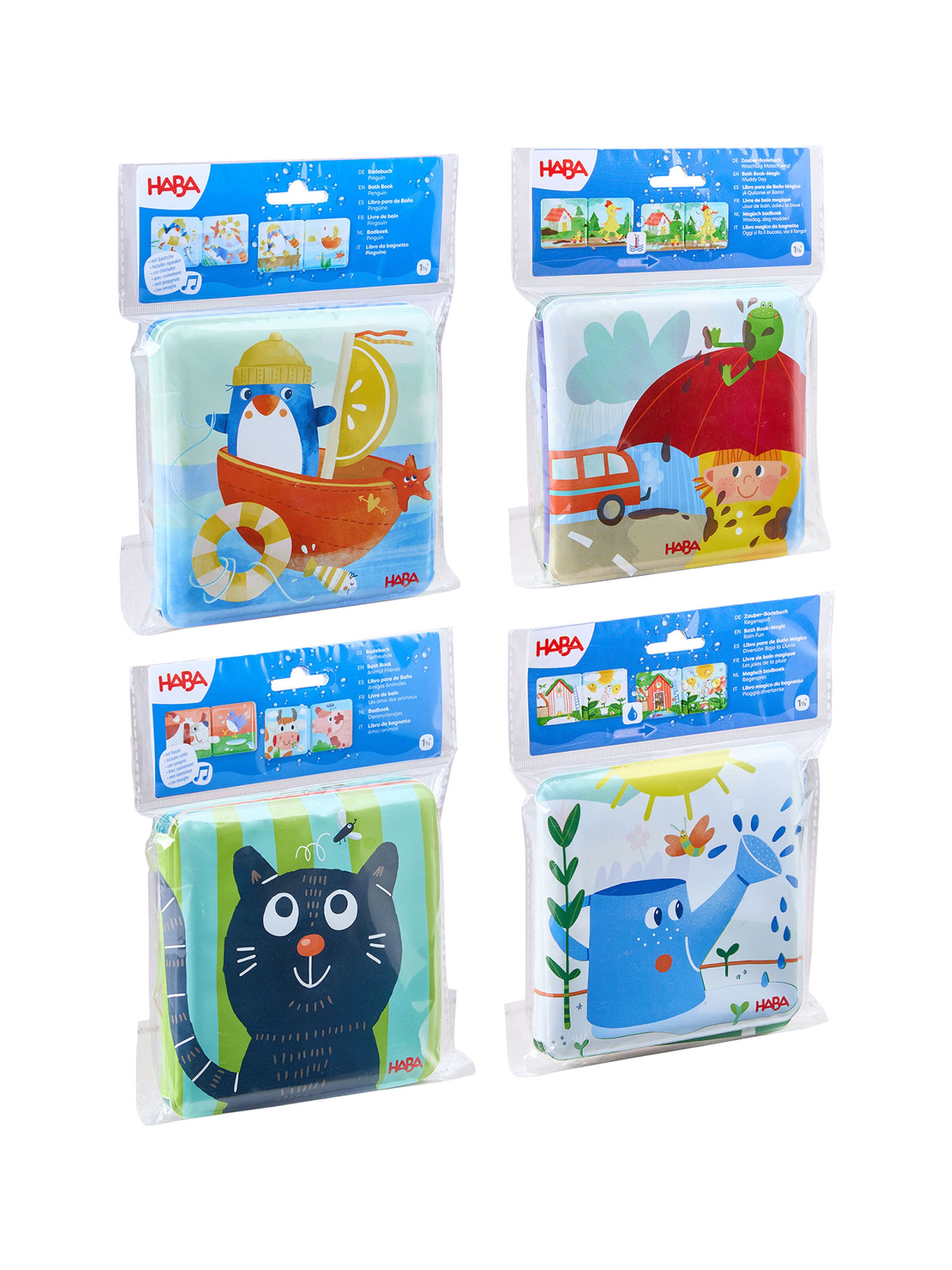 HABA Jeux ' Mini & Maxi Badespaß ' en mélange de couleurs, Vue avec produit