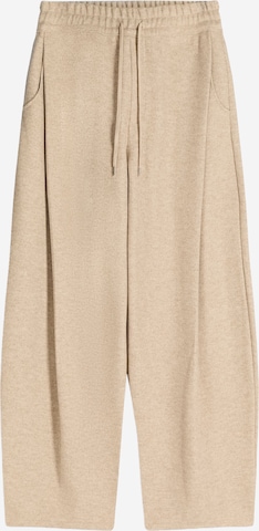 Bershka Loosefit Laskoshousut värissä beige: etupuoli