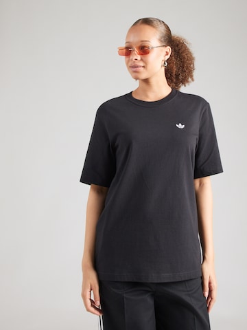 ADIDAS ORIGINALS Majica 'Ess' | črna barva: sprednja stran