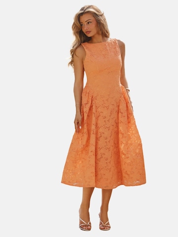 Lipsy Cocktailjurk in Oranje: voorkant