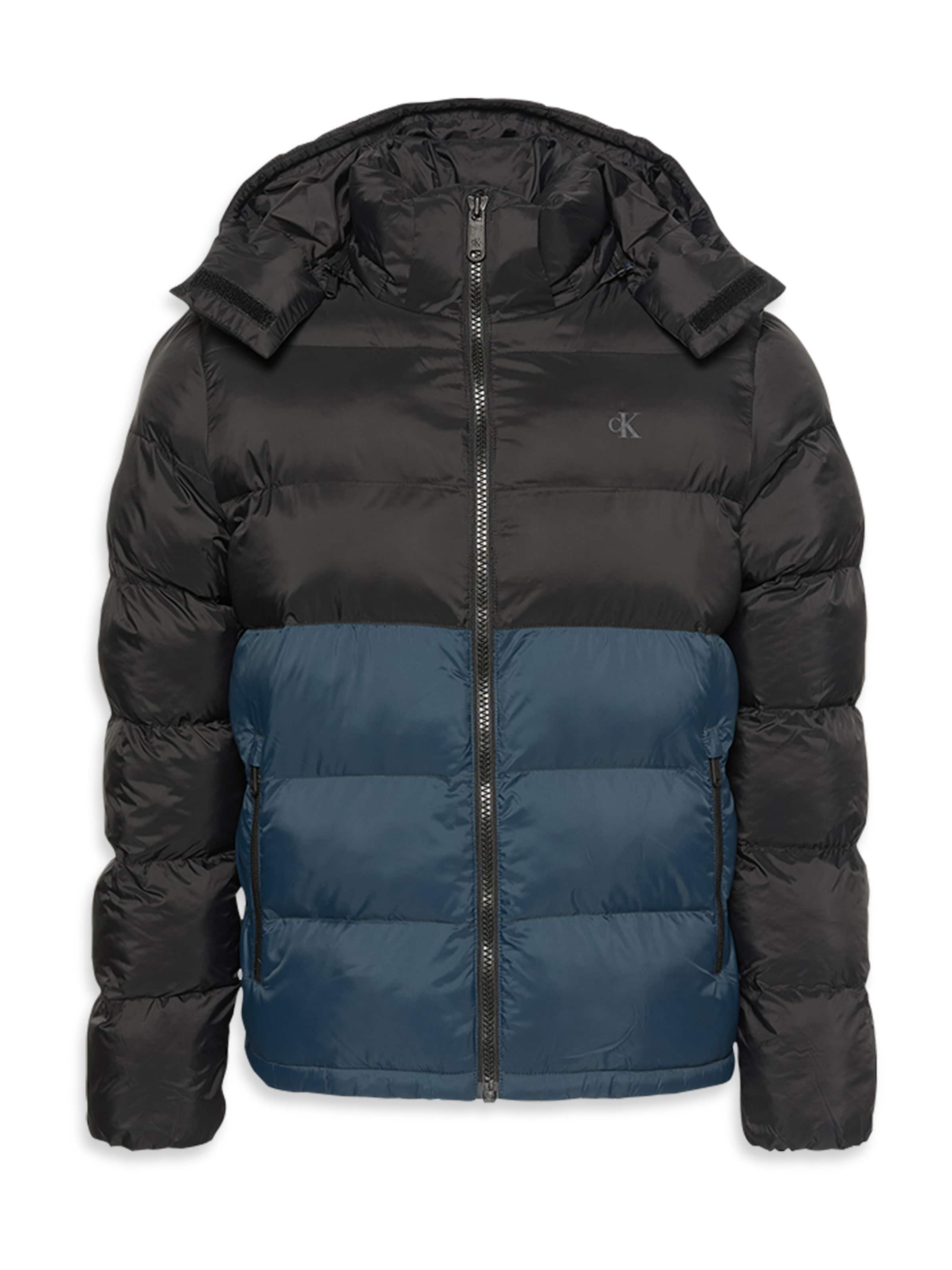 Calvin Klein Jeans Χειμερινό μπουφάν σε μαύρο: μπροστά