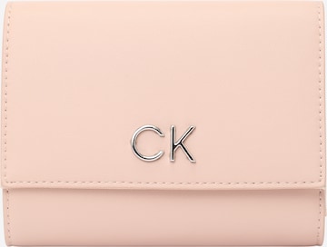 Calvin Klein Peněženka 'Re-Lock' – pink: přední strana