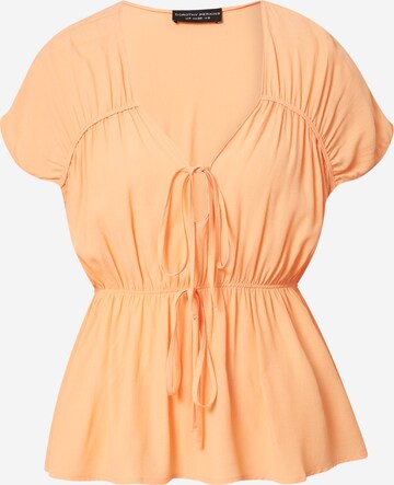 Chemisier Dorothy Perkins en orange : devant