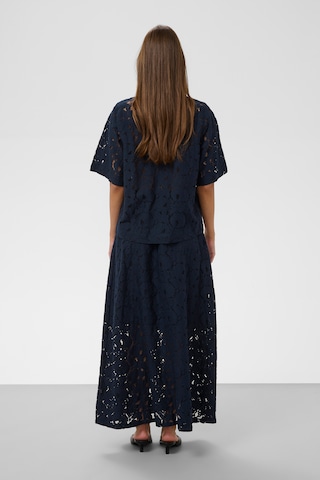 SOAKED IN LUXURY - Falda 'Taya' en azul