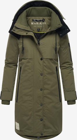 Manteau d’hiver 'Anoukaa 16' MARIKOO en vert : devant