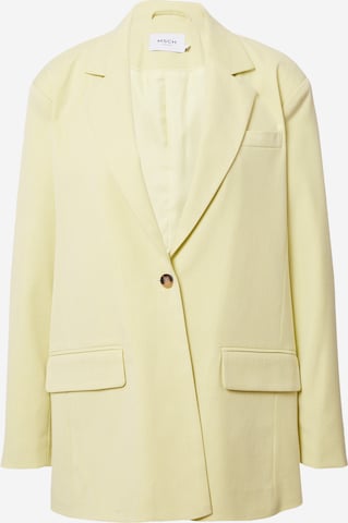 Blazer MSCH COPENHAGEN en jaune : devant