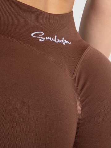 Smilodox Slim fit Leggings in Brown