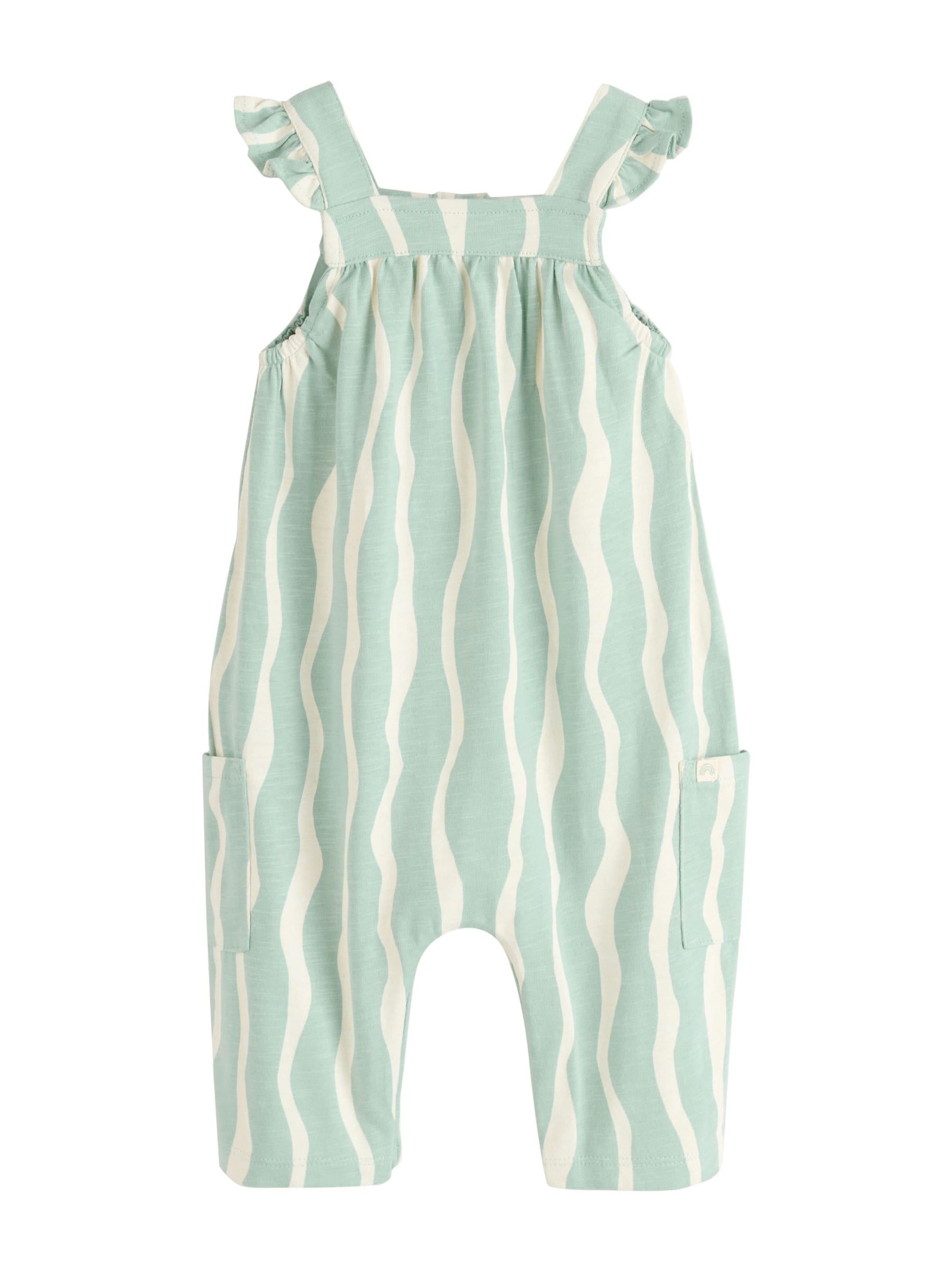 Next Romper/bodysuit in Green: front