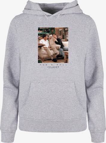 ABSOLUTE CULT Sweatshirt 'Friends - Hug And Roll' in Grey: front