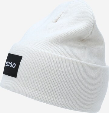 HUGO Beanie 'Xevon' in White: front