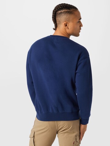 LEVI'S ® Sweatshirt 'T3 Relaxed Graphic Crew' in Blau