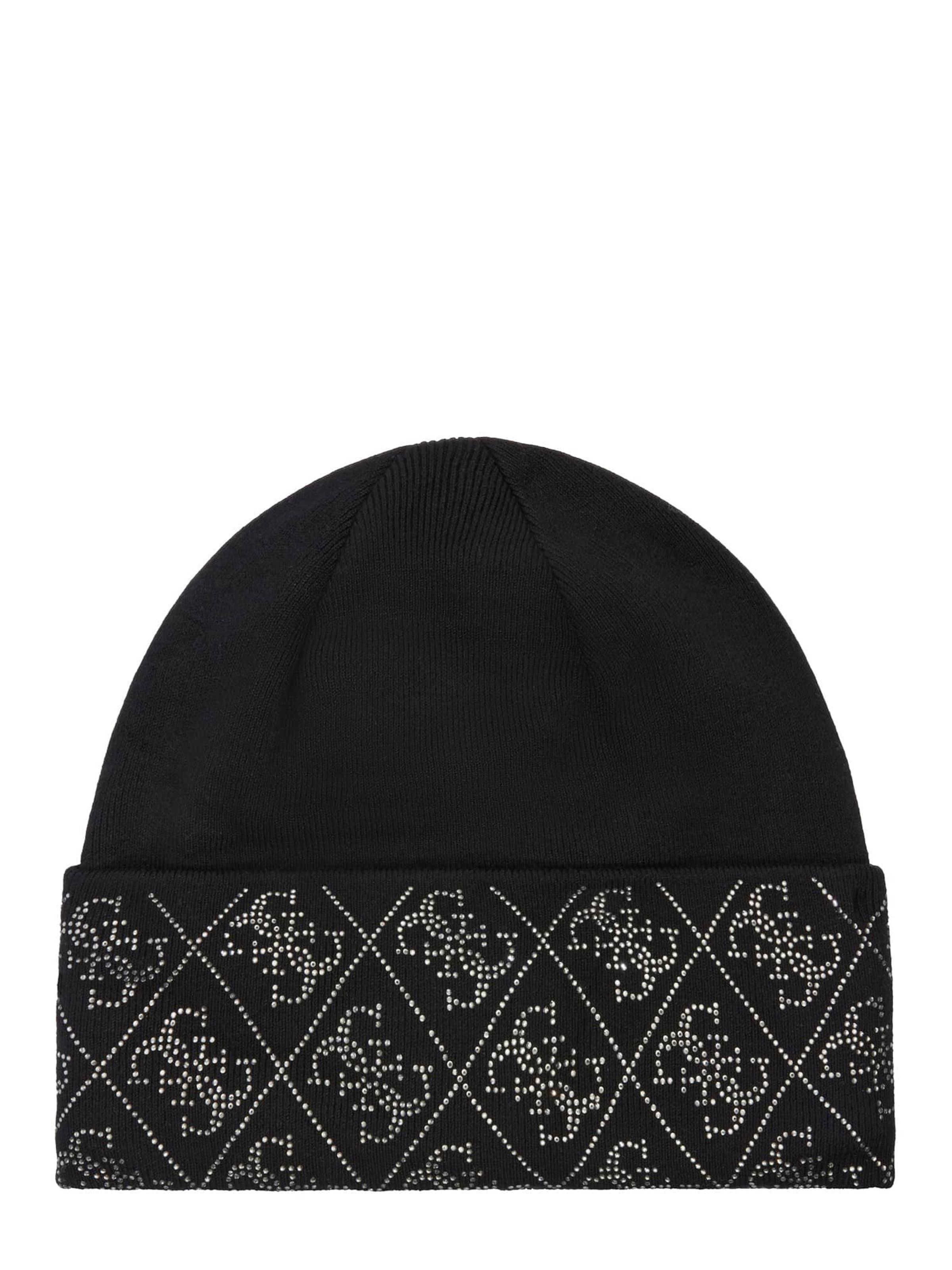 GUESS Beanie in Black: front