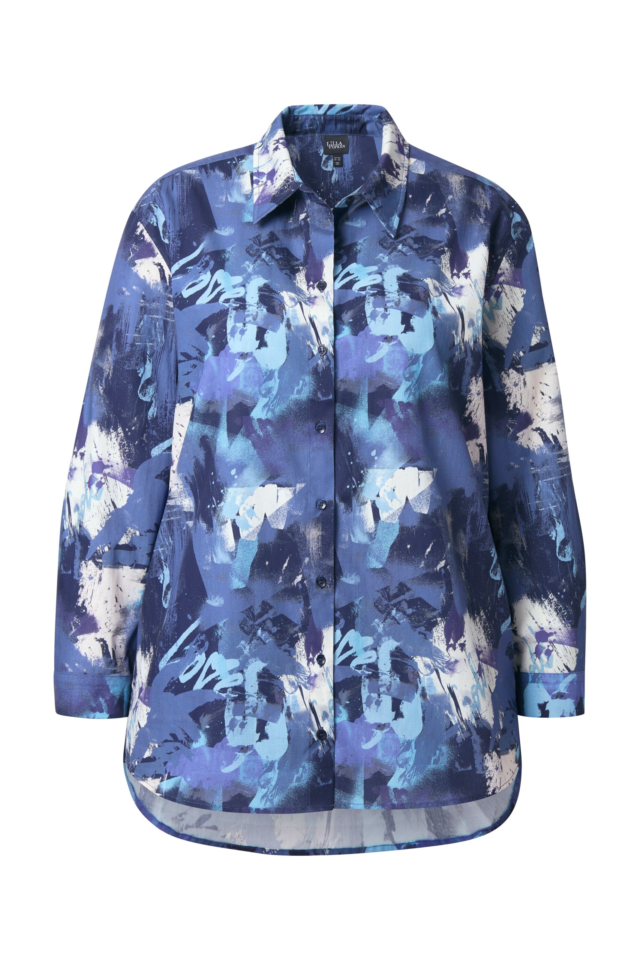 Ulla Popken Blouse in Blue: front