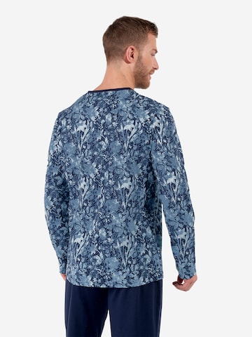 Pyjama long ' Compiegne Long Sleepwear ' HOM en bleu