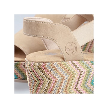 Rieker Keilsandaletten in Beige