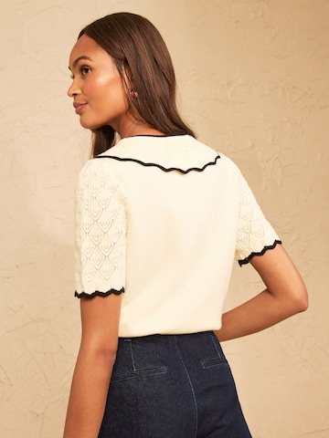love & roses Sweater in White