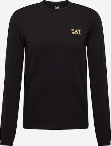 EA7 Emporio Armani - Camiseta en negro: frente