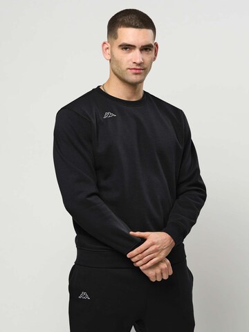 KAPPA Trui 'KMLogo Trullo' in Zwart: voorkant