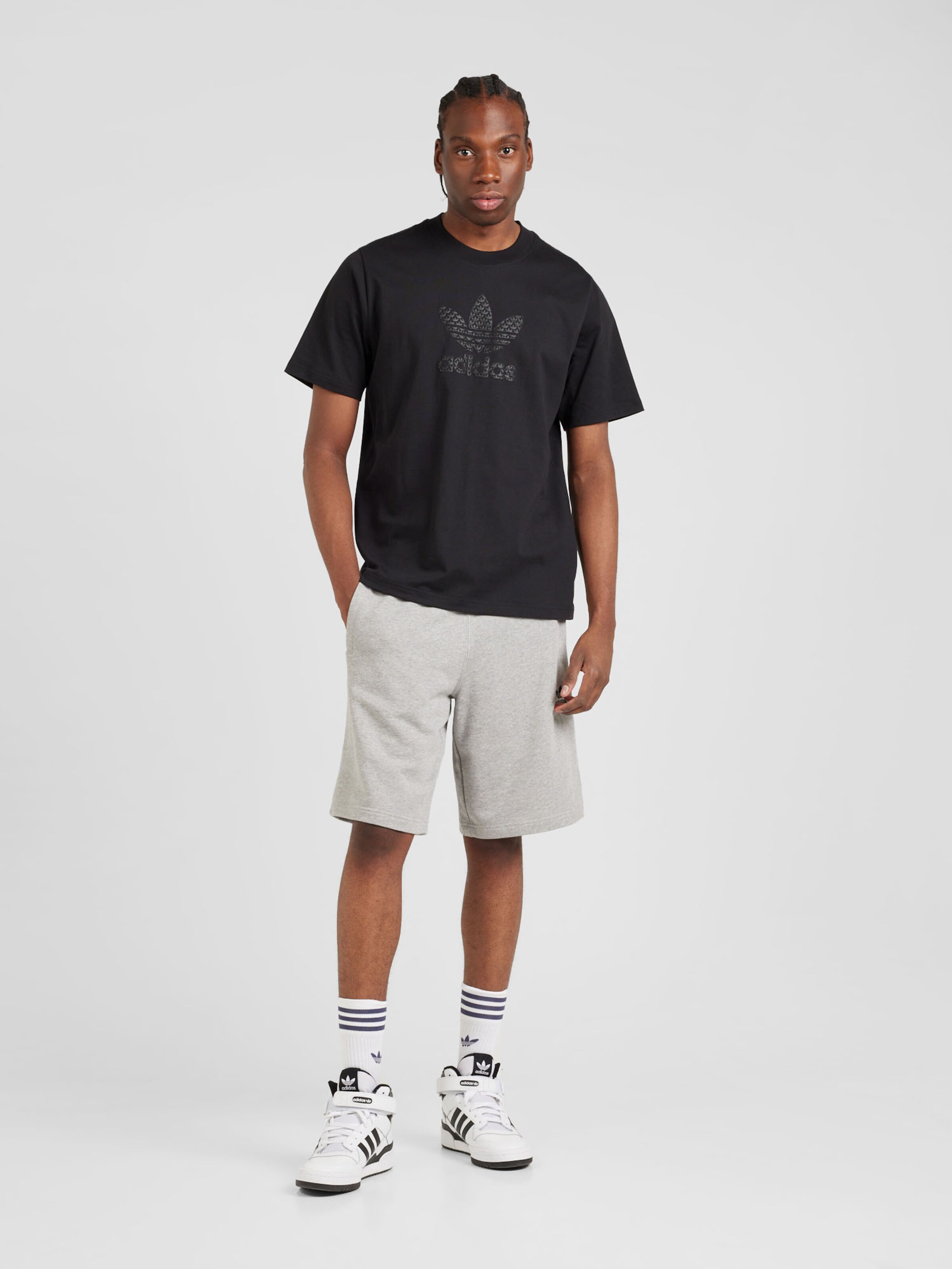 adidas bermuda light grey