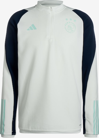 ADIDAS PERFORMANCE Sportsweatshirt in Weiß: predná strana