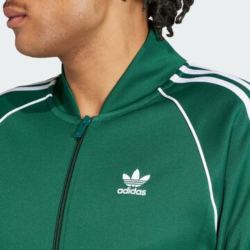 ADIDAS ORIGINALS Sweatjacke 'Adicolor Classics SST' in Grün