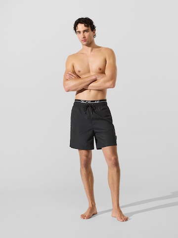 Karl Lagerfeld Σορτσάκι-μαγιό σε μαύρο