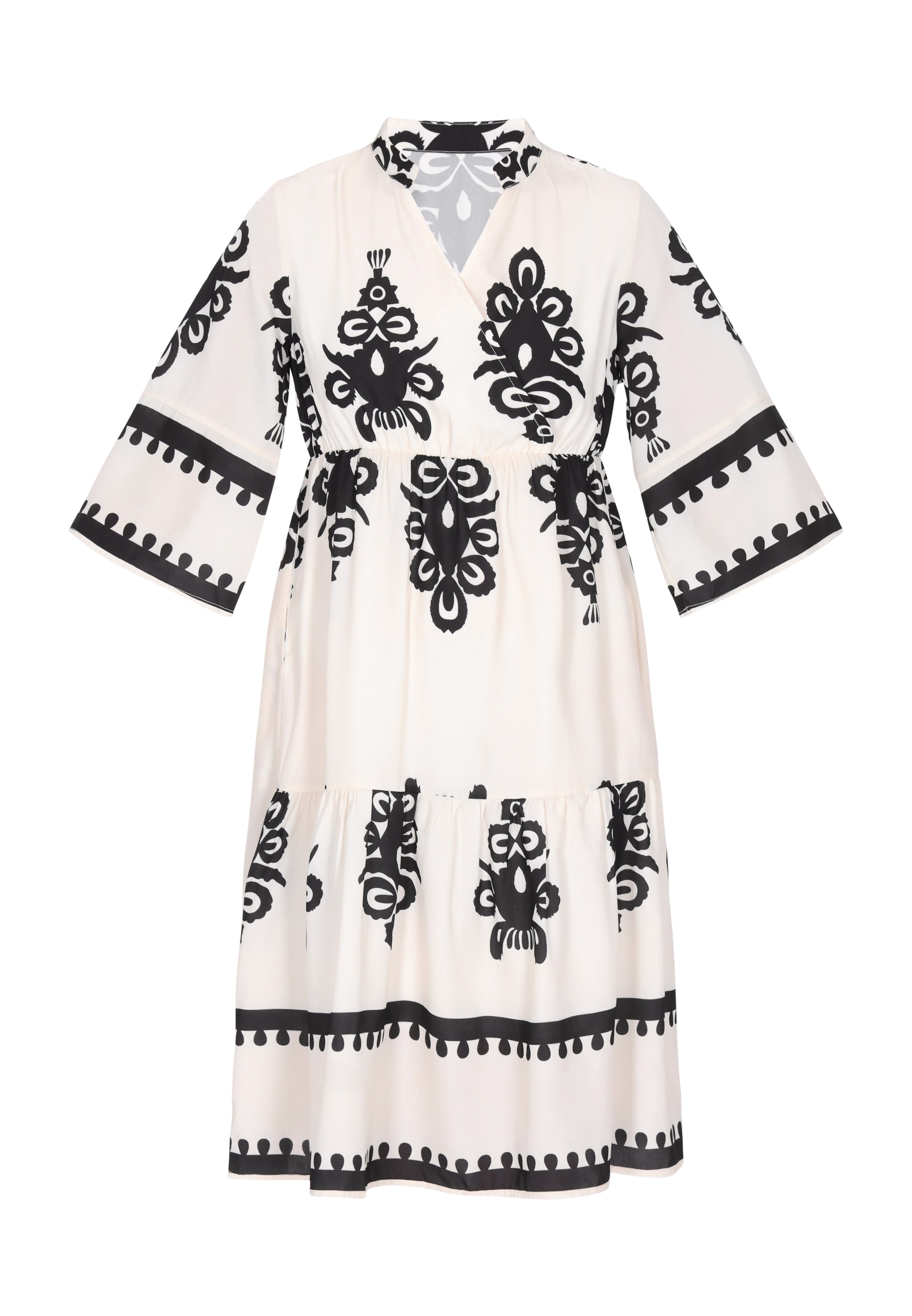 NAEMI Φόρεμα 'Fashion Look' σε μπεζ: μπροστά