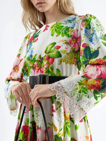 MSN Collection - Vestido em mistura de cores