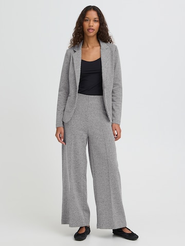 Wide Leg Pantalon 'IHKATE' ICHI en blanc