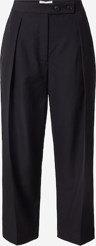 3.1 Phillip Lim - Loosefit Calças com pregas em preto: frente