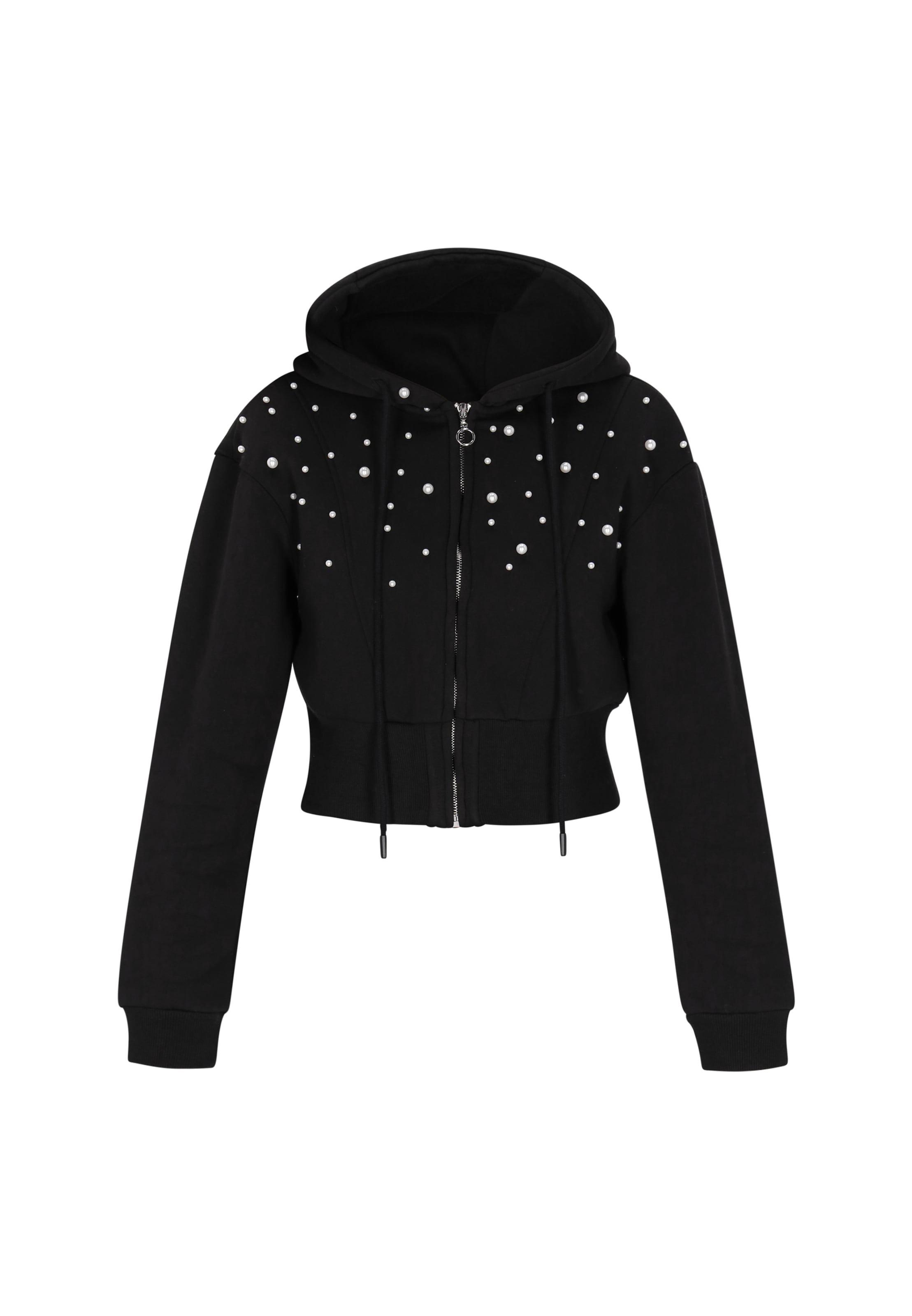 faina - Casaco em moletão em preto: frente