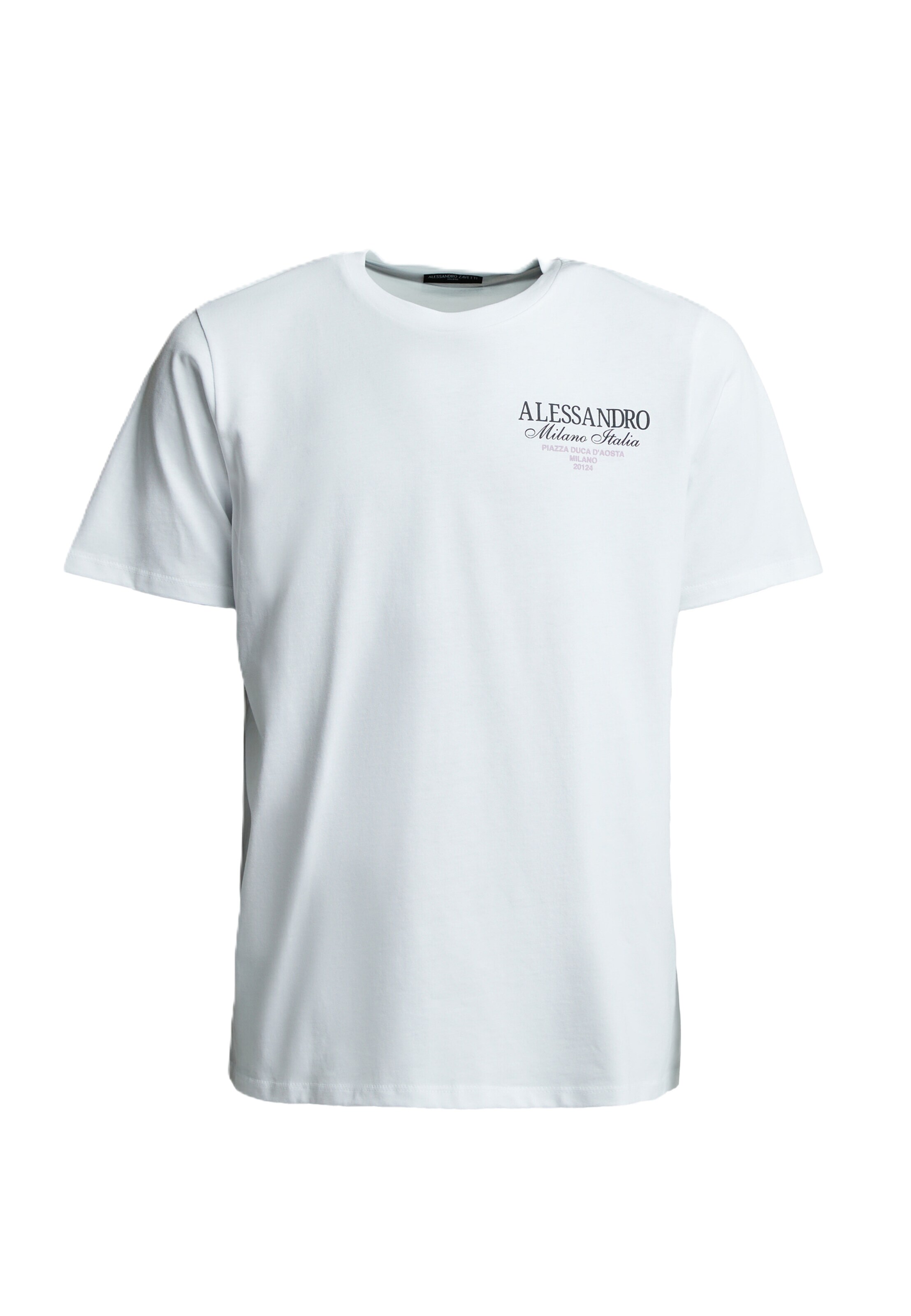 Alessandro Zavetti Shirt 'Montanelli' in Wit: voorkant