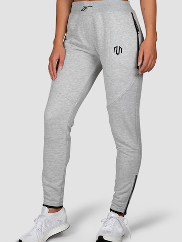MOROTAI Tapered Workout Pants 'Naka' in Grey: front