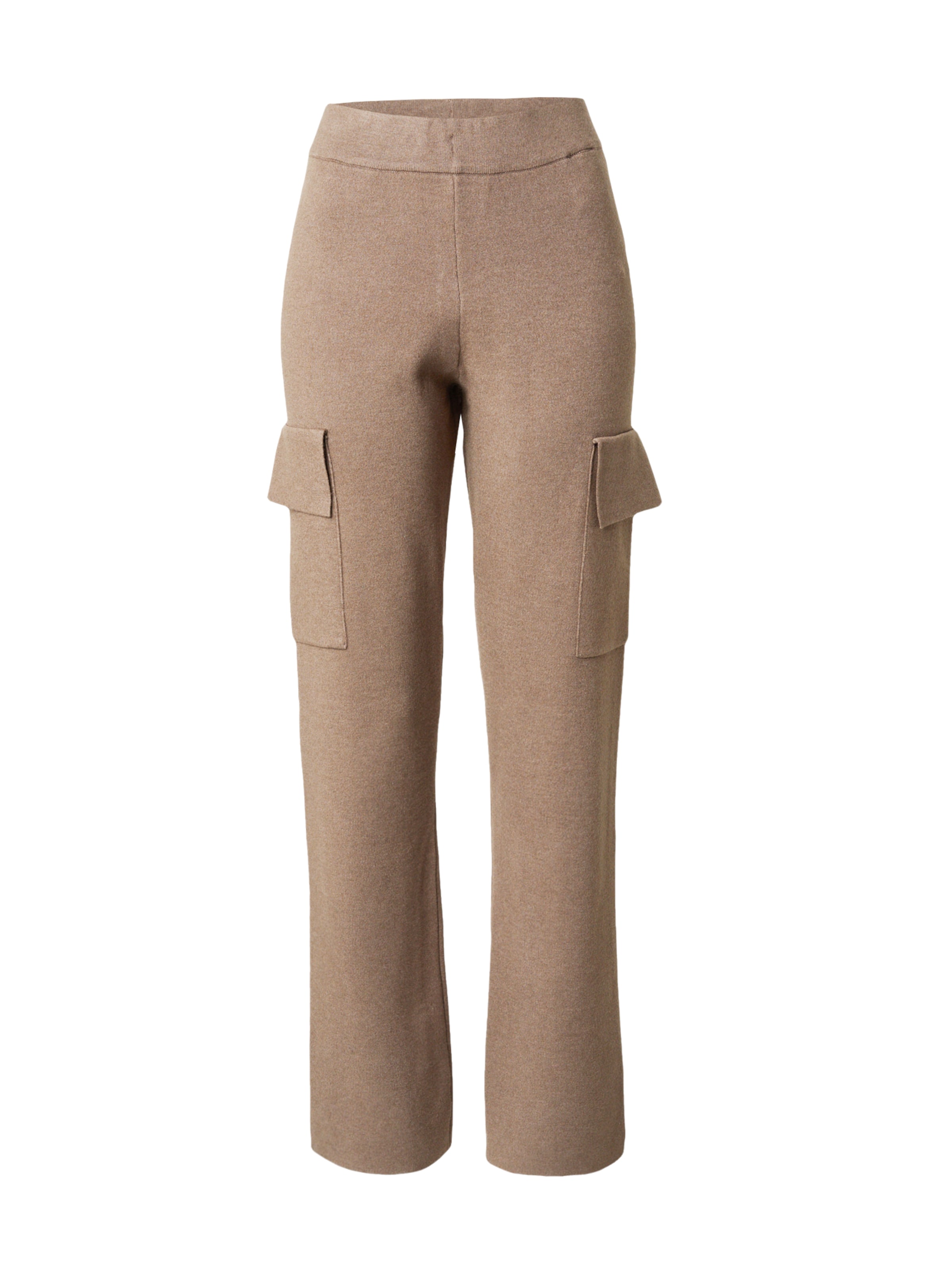VILA Regular Cargo Pants 'VICASSIE' in Brown: front